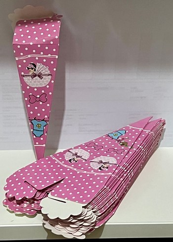 Pusetli Bebek Lokumluk 50 ad. Pembe - Görsel 2