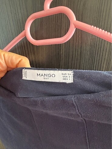 34 Beden Mango suet tayt lacivert