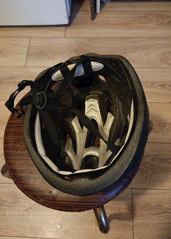 Kemerli Siyah Biker Motosiklet Kaskı - Görsel 2