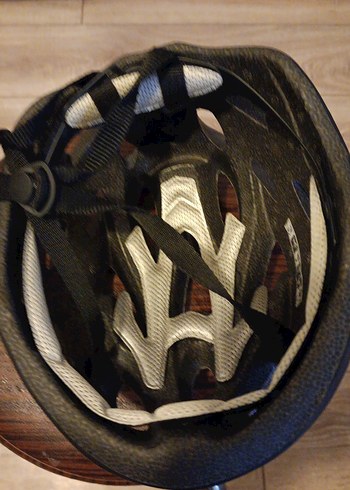 Kemerli Siyah Biker Motosiklet Kaskı - Görsel 3