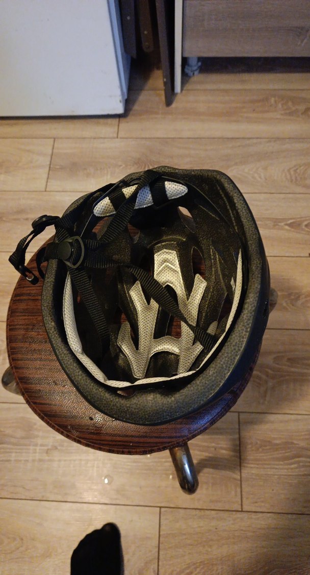 Kemerli Siyah Biker Motosiklet Kaskı - Görsel 2