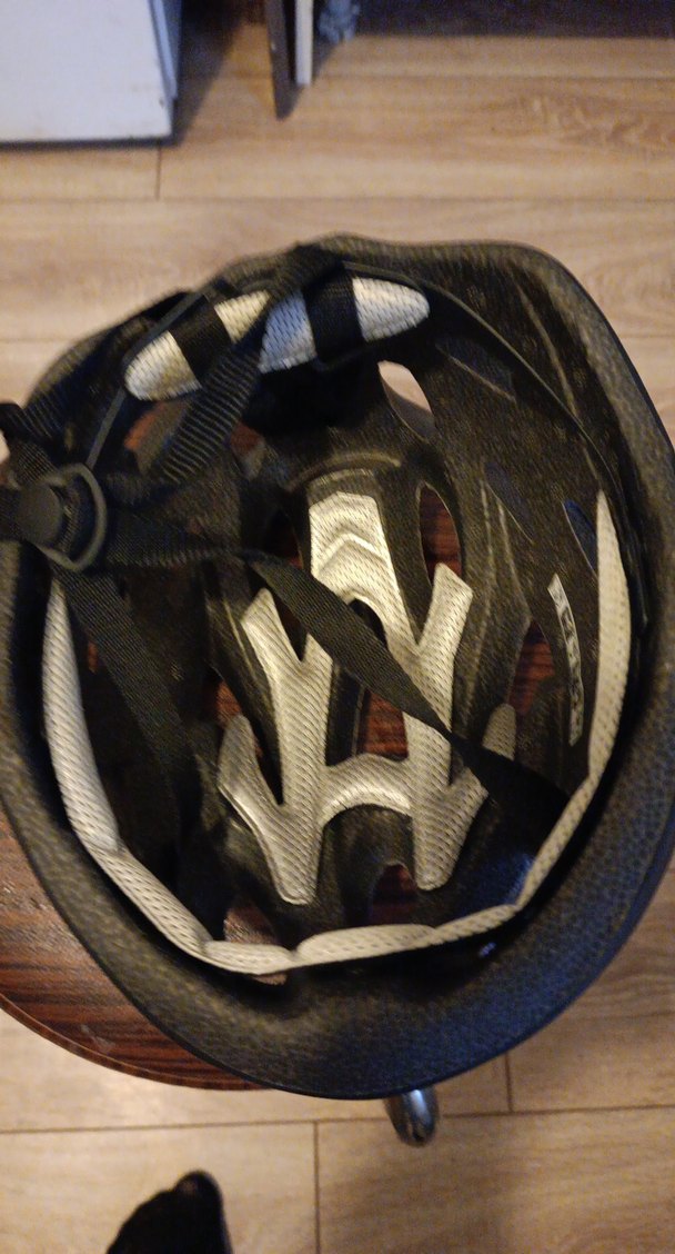 Kemerli Siyah Biker Motosiklet Kaskı - Görsel 3