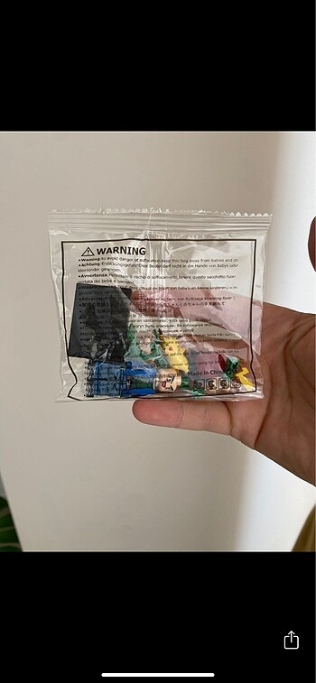  Beden Renk Ash pikachu mini lego figür