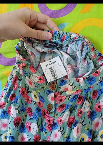 Çiçek Desenli Etek - Görsel 3