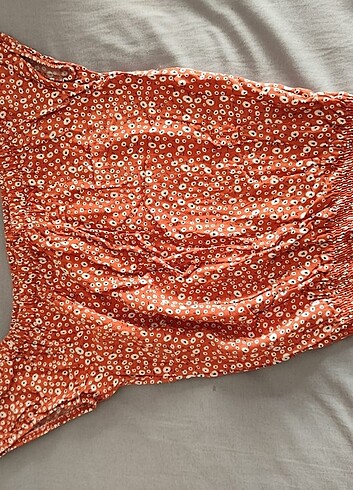 H&M Salaş Çiçekli Crop
