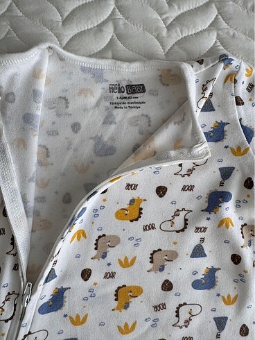 3 Ay Beden Hello Baby zıbın set