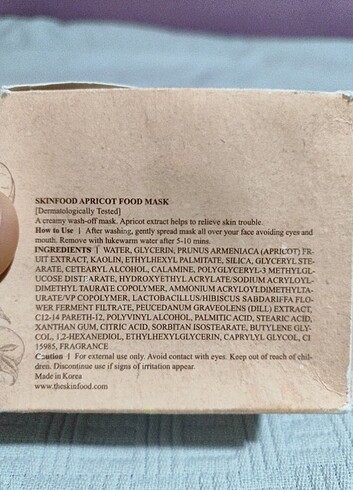 Skinfood Kayısılı Yüz Maskesi - Görsel 6