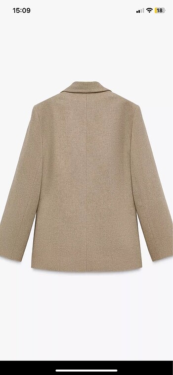 s Beden Zara vatkalı straight blazer