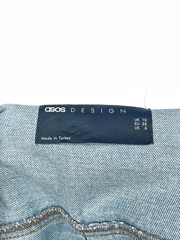 38 Beden mavi Renk Asos Kısa Elbise %70 İndirimli.