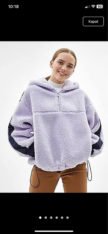 Bershka Peluş Sweatshirt