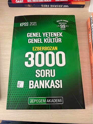 Pegem Genel Yetenek Genel Kültür Soru Bankası KPSS