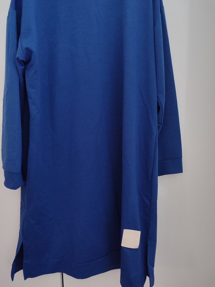 Mavi Uzun Kollu Kadın Tunik - Görsel 2