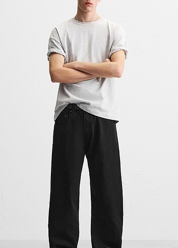 zara erkek baggy jean