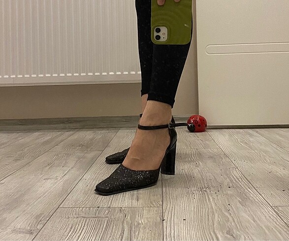 Zara Simli topuklu Vintage