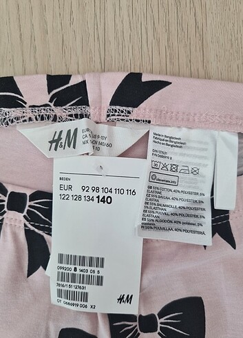 H&M H@M 9-10 yaş kız çocuk tayt