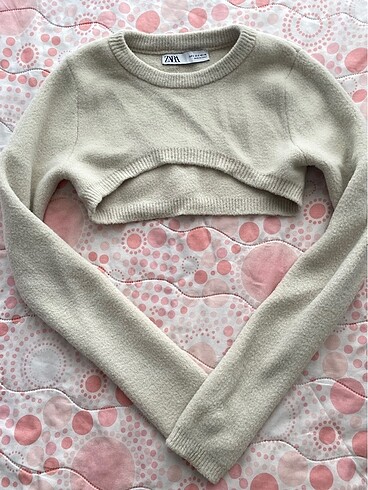 Zara crop uzun kollu
