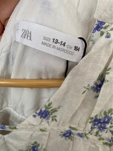 Zara Zara çiçekli elbise