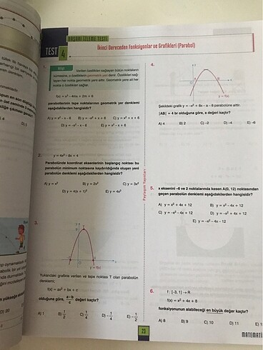  Ayt matematik