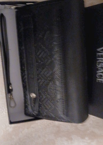 Versace Siyah DeriErkek Cüzdan - Görsel 3