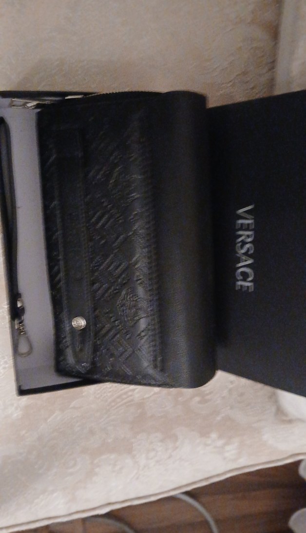 Versace Siyah DeriErkek Cüzdan - Görsel 4