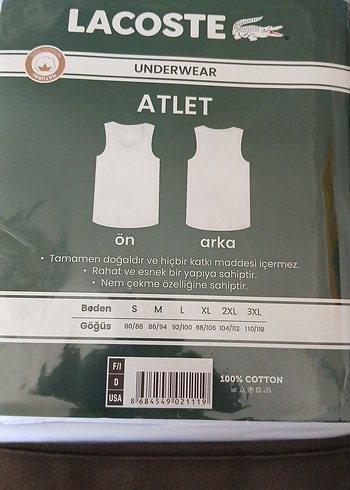 m Beden Erkek Beyaz Baskılı Dar Kesim Atlet