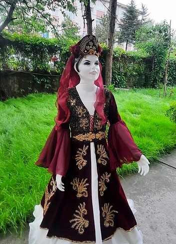 ÖZEL TASARIM BORDO ÇOCUK BİNDALLI