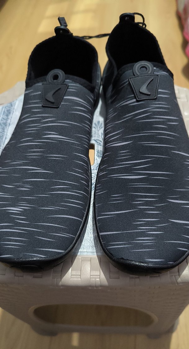 Erkek Siyah Gri Velcro Ayarlanabilir Su Ayakkabısı - Görsel 5