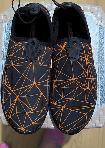 Erkek Turuncu Elastik Bağcıklı Su Ayakkabısı - Görsel 2