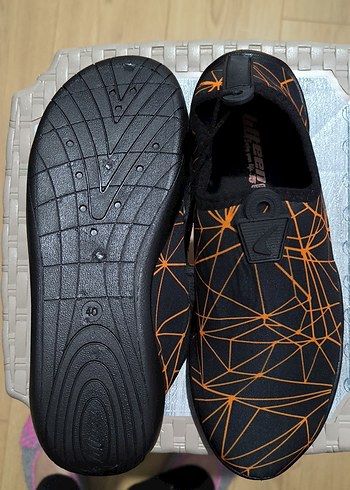 Erkek Turuncu Elastik Bağcıklı Su Ayakkabısı - Görsel 4