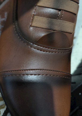 Kahverengi Deri Tokalı Kadın Ayakkabısı - Görsel 7