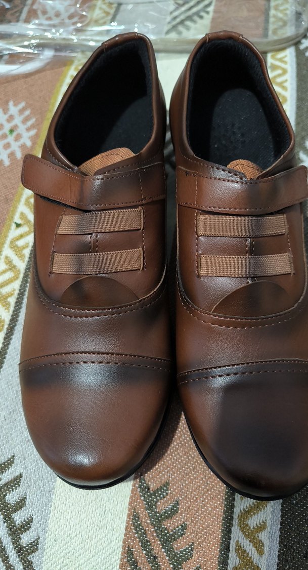 Kahverengi Deri Tokalı Kadın Ayakkabısı - Görsel 2