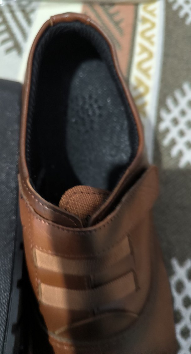 Kahverengi Deri Tokalı Kadın Ayakkabısı - Görsel 4