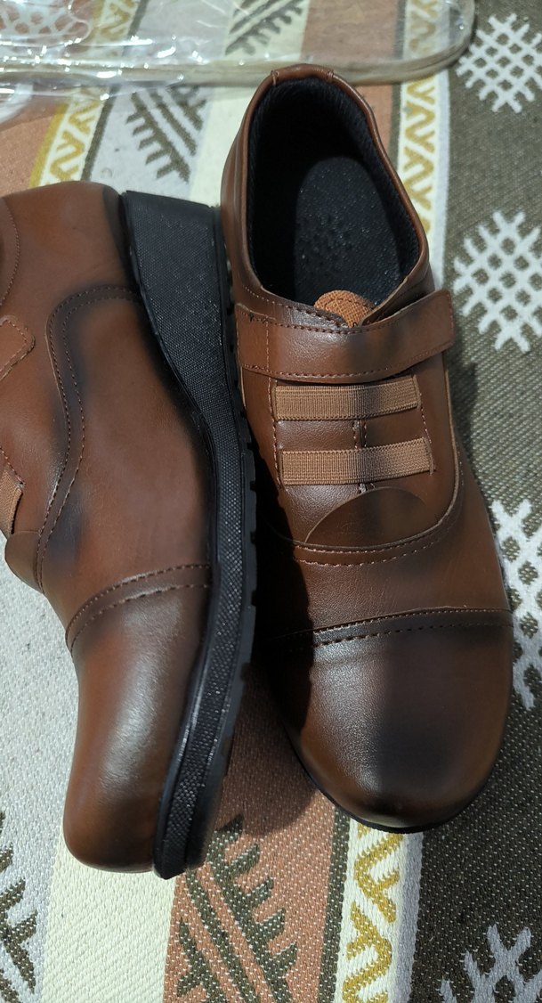 Kahverengi Deri Tokalı Kadın Ayakkabısı - Görsel 3