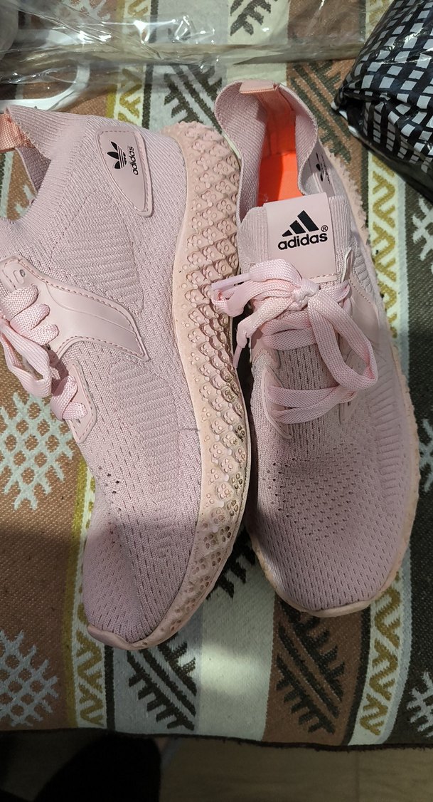 Pembe Adidas Bağcıklı Kadın Spor Ayakkabı - Görsel 2