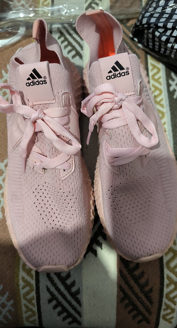 Pembe Adidas Bağcıklı Kadın Spor Ayakkabı - Görsel 3