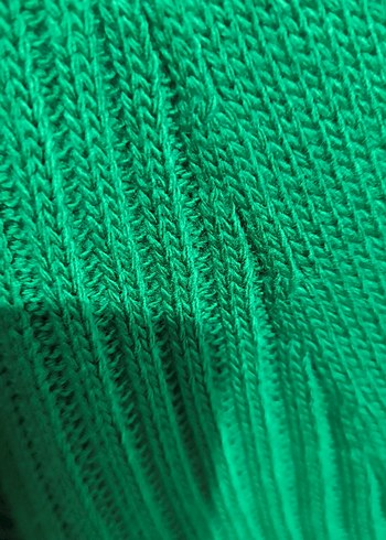 Düğmeli Yeşil Kadın Hırka - Görsel 9