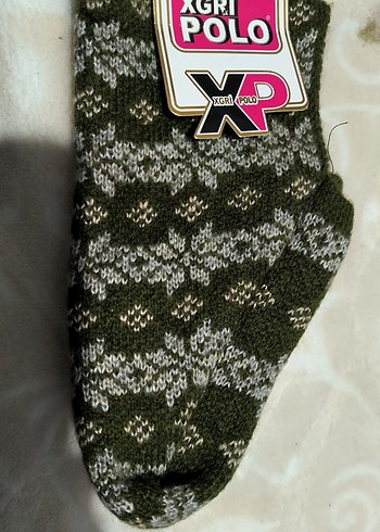 Makinada örülmüş  Desenli patikler - Görsel 8