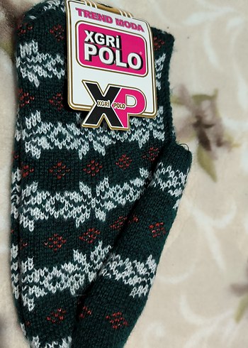 Makinada örülmüş  Desenli patikler - Görsel 14