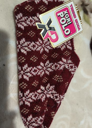 Makinada örülmüş  Desenli patikler - Görsel 7