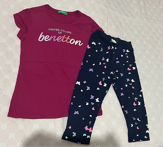 Benetton tişört ve h &m tayt