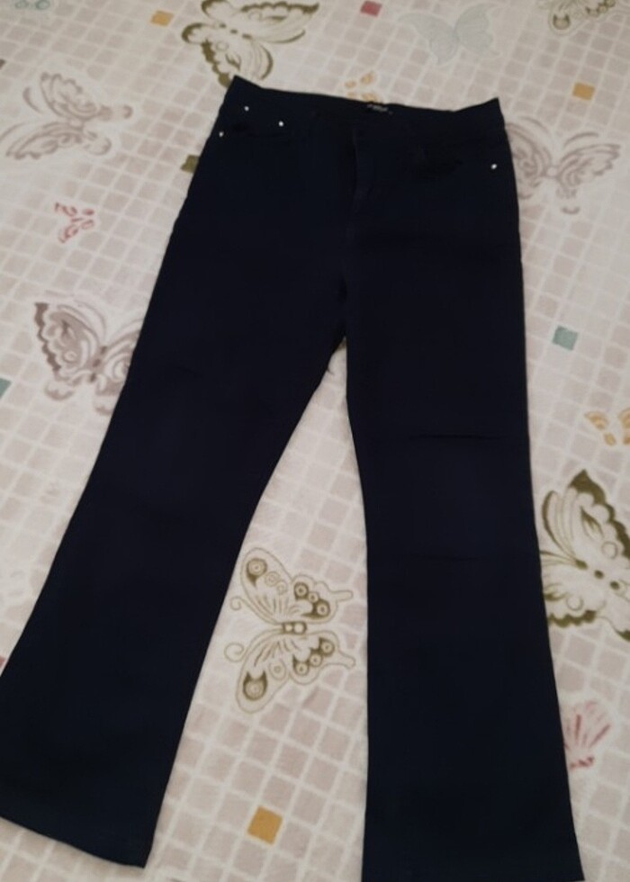 İspanyol paça bayan pantolon  - Görsel 2
