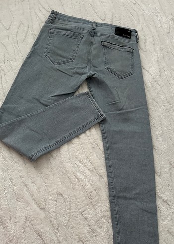 Gri Erkek Denim Pantolon Regular Fit - Görsel 7