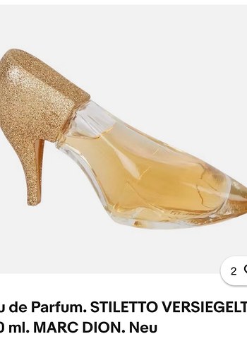 Altın Rengi Cam Topuklu Abiye Ayakkabı - Görsel 2