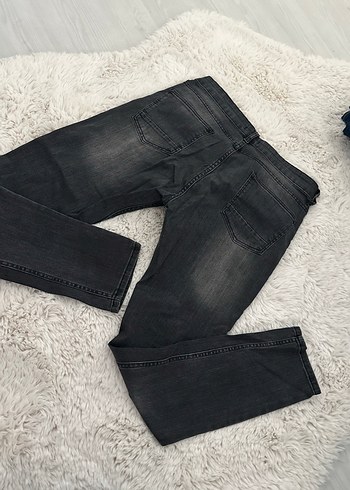 Gri Regular Fit Erkek Kot Pantolon - Görsel 4