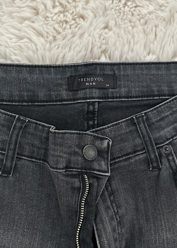 Gri Regular Fit Erkek Kot Pantolon - Görsel 3