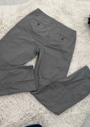 Gri Rahat Kesim Erkek Pantolon - Görsel 4