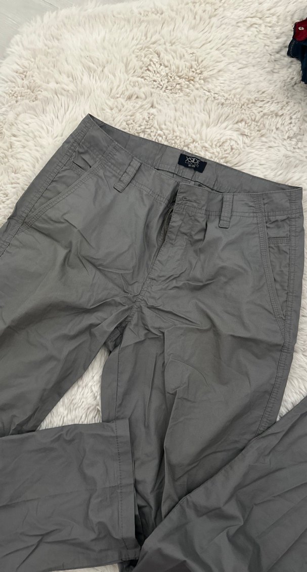 Gri Rahat Kesim Erkek Pantolon - Görsel 3