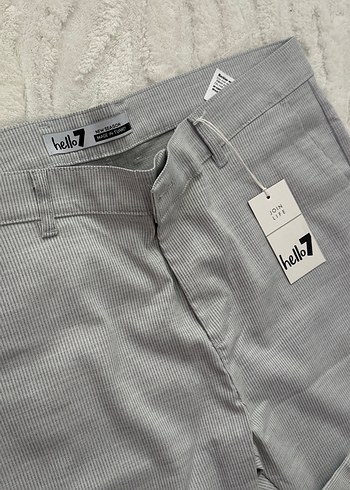 Gri Regular Fit Pamuk Pantolon - Görsel 3