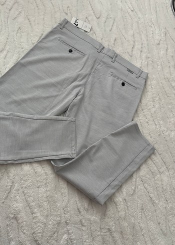 Gri Regular Fit Pamuk Pantolon - Görsel 5