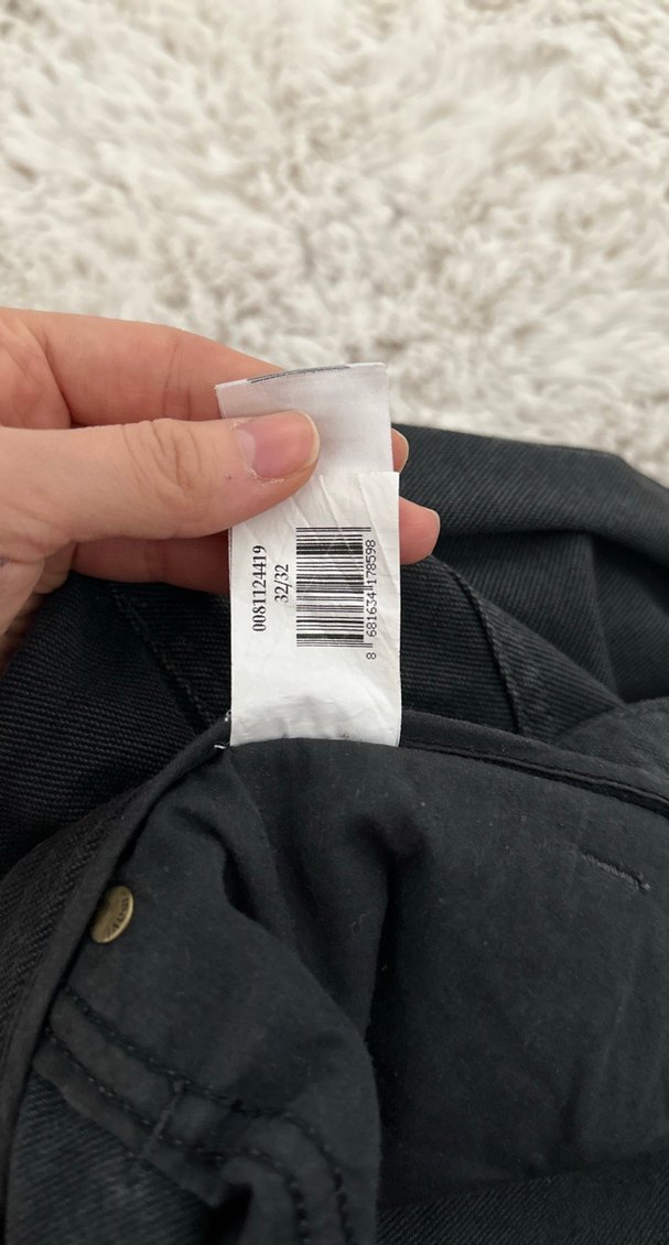 Erkek Gri Regular Fit Denim Jean - Görsel 4